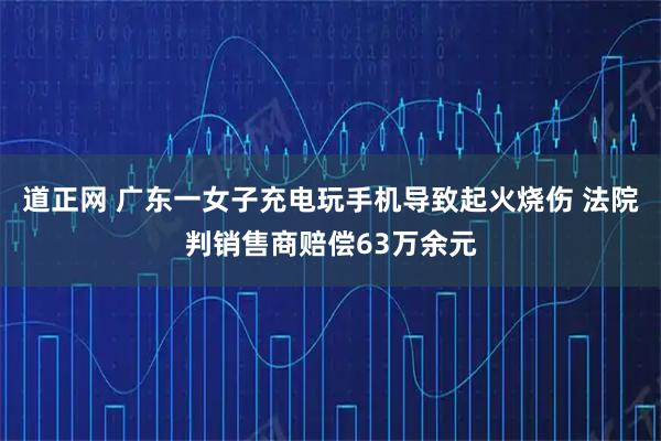 道正网 广东一女子充电玩手机导致起火烧伤 法院判销售商赔偿63万余元