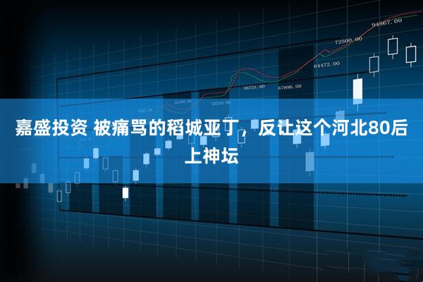 嘉盛投资 被痛骂的稻城亚丁，反让这个河北80后上神坛